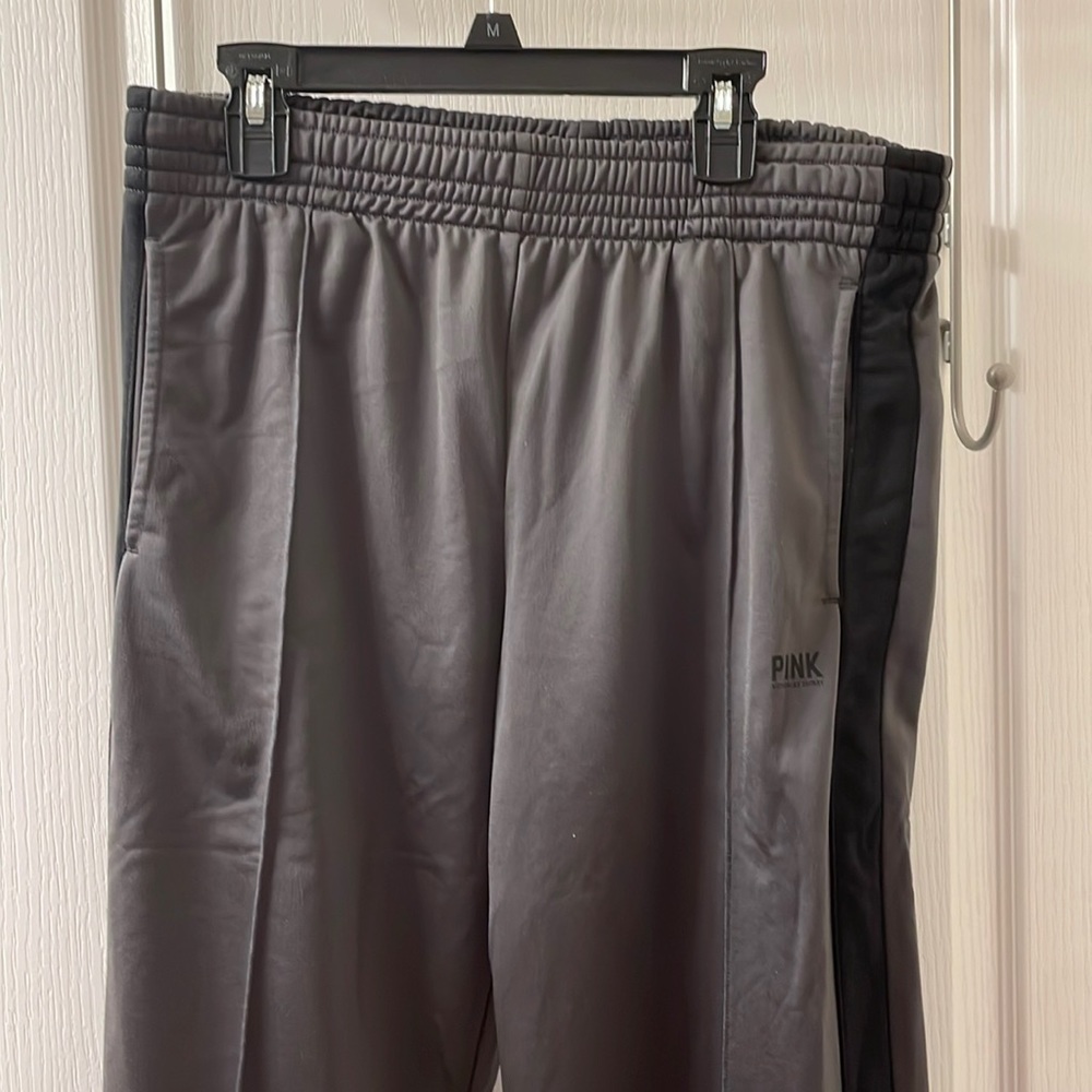 Victoria Secret gray and black track pants